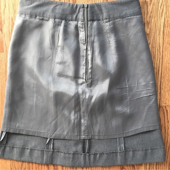 Vintage 90's Theme Gray A-Line Skirt - Picture 7 of 14